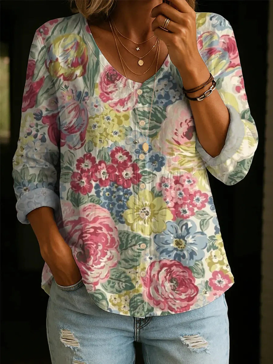 ✨✨Buy 2 Pcs Free Shipping - Women's Linen And Cotton Shirt