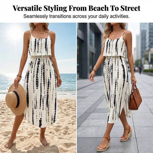 💃2026 Summer Hot Sale 70% OFF✨Women's Summer Tie-Dye Sleeveless Dress