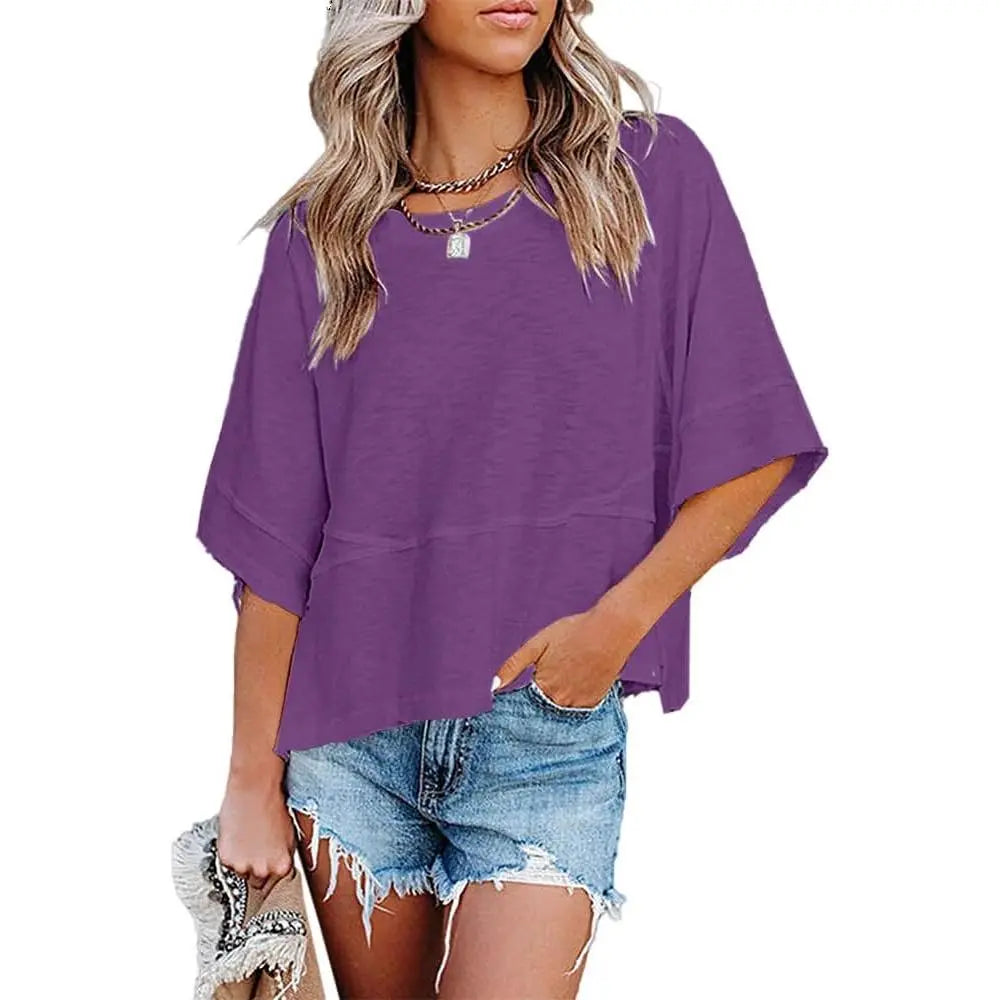 ✨✨Women's Casual Summer Batwing T-Shirt