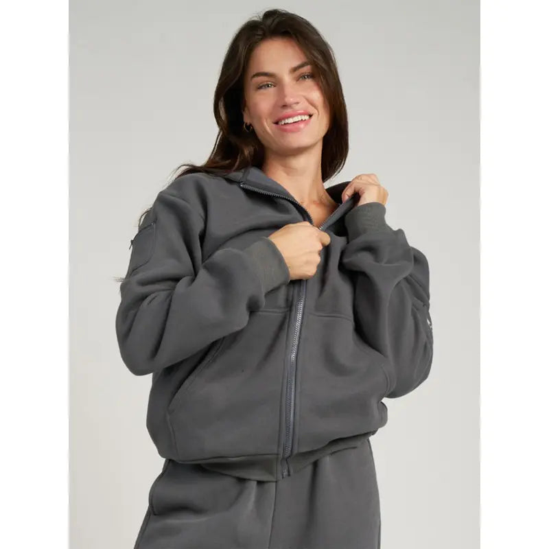 ✨✨Travel Essentials Zip Up Hoodie | Sweatshirt With Zip Pockets For Travel