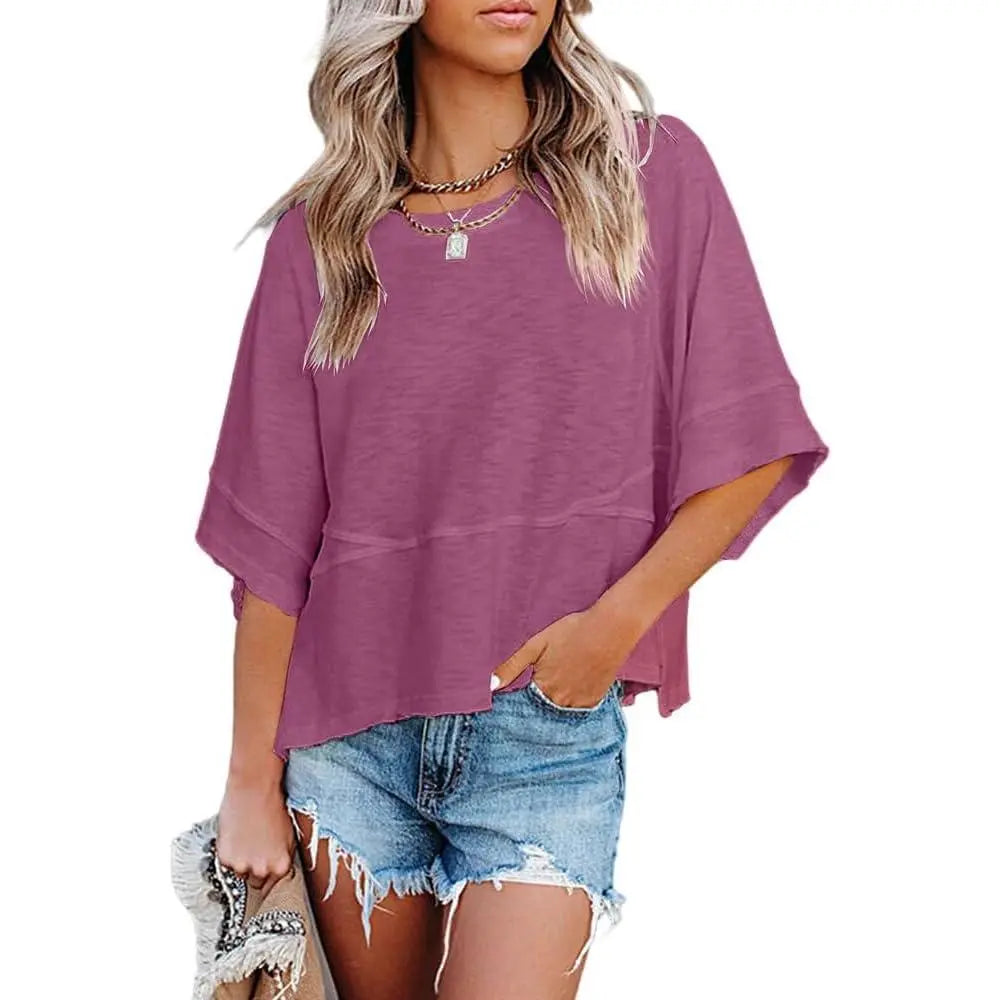 ✨✨Women's Casual Summer Batwing T-Shirt