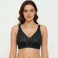 🏆Super Firming Leopard Print Jelly Bra | Women Wirefree Bras 👍No More Sagging Breasts