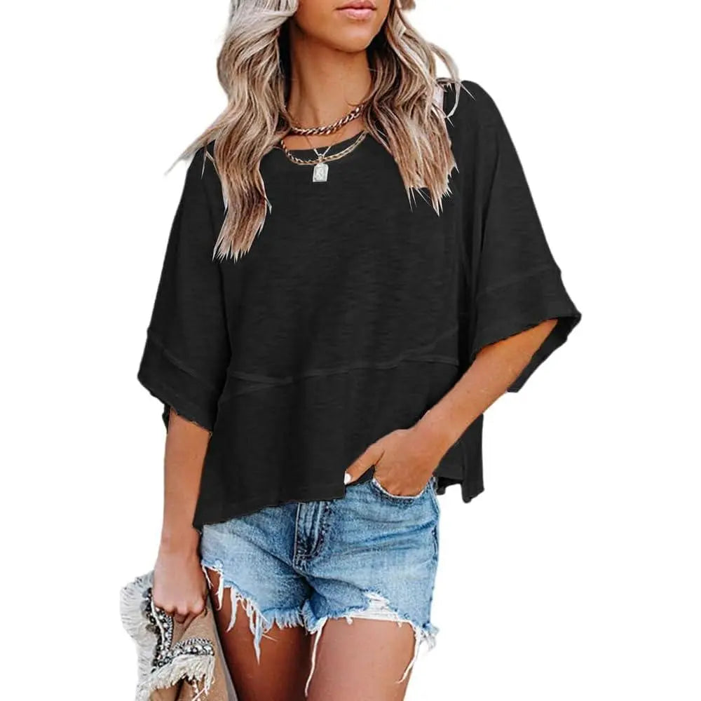 ✨✨Women's Casual Summer Batwing T-Shirt