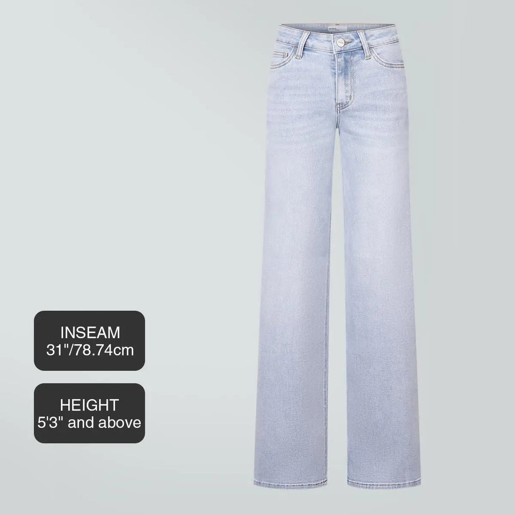 ✨✨Mid-low Rise Baggy Jeans Stretchy Wide Leg for Women Distressed Pants Womenswear Bottom Lady Basic Minimalist Comfortable Denim Tummy Control Curve Hugging Plus Size Regular Size BBL Spring Fashion Daily Outfits