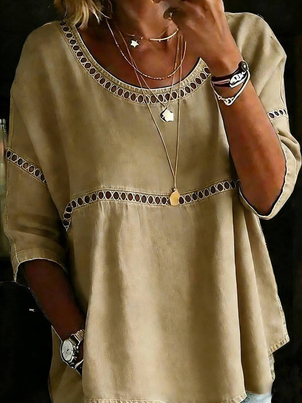 ✨✨New Arrivals🔥 Women's Vintage Casual Loose Linen Blouse Shirt