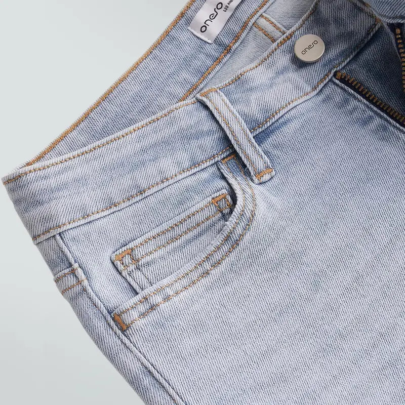 ✨✨Mid-low Rise Baggy Jeans Stretchy Wide Leg for Women Distressed Pants Womenswear Bottom Lady Basic Minimalist Comfortable Denim Tummy Control Curve Hugging Plus Size Regular Size BBL Spring Fashion Daily Outfits