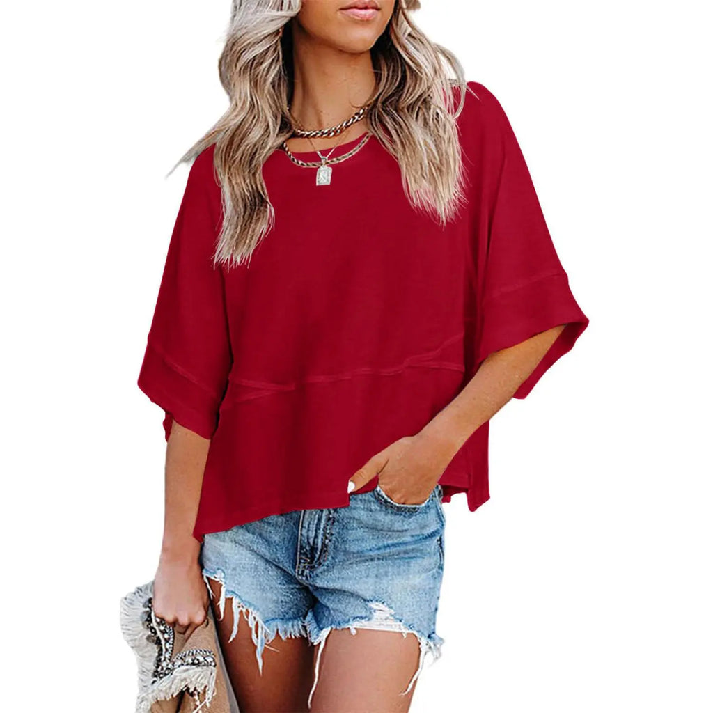 ✨✨Women's Casual Summer Batwing T-Shirt