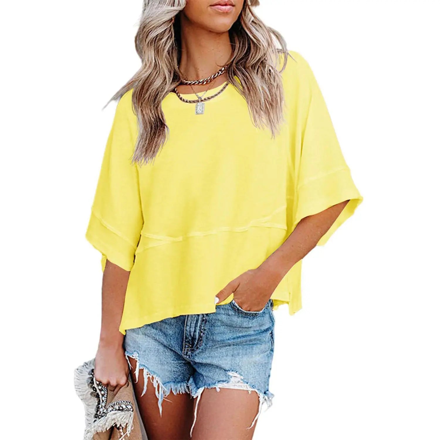 ✨✨Women's Casual Summer Batwing T-Shirt