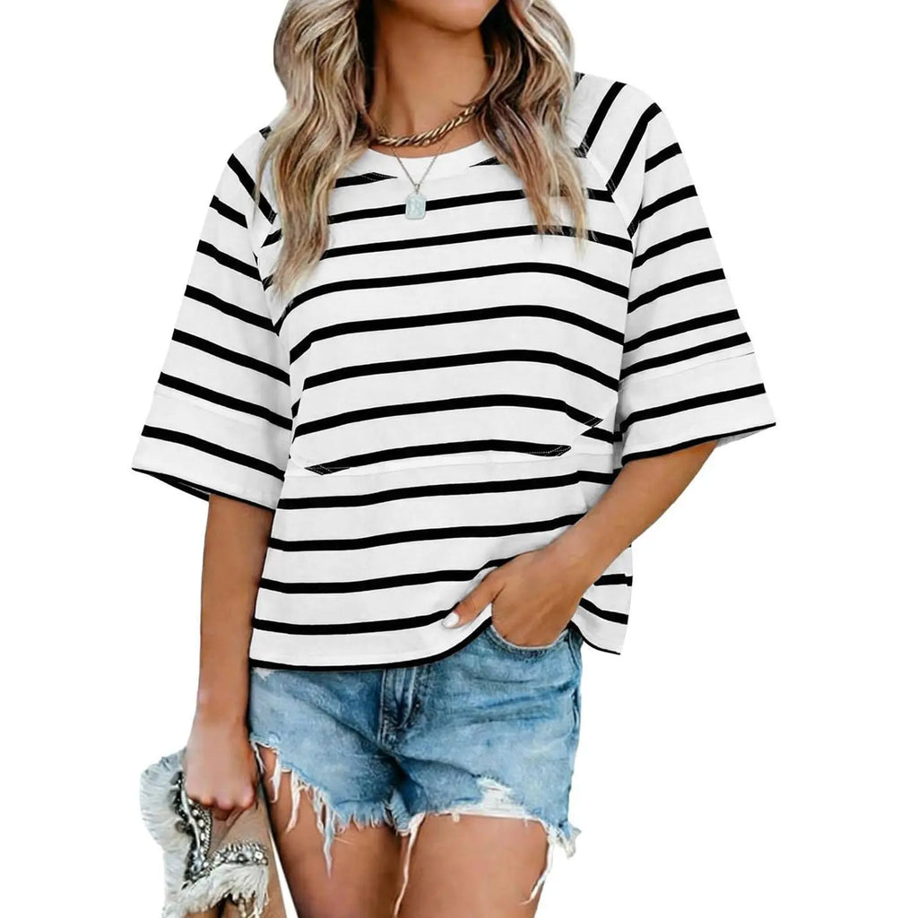✨✨Women's Casual Summer Batwing T-Shirt