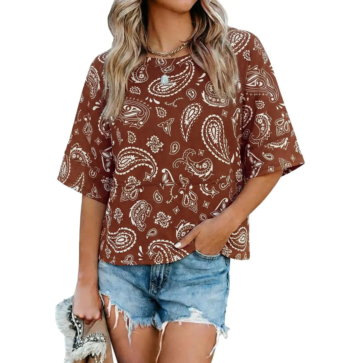 ✨✨Women's Casual Summer Batwing T-Shirt