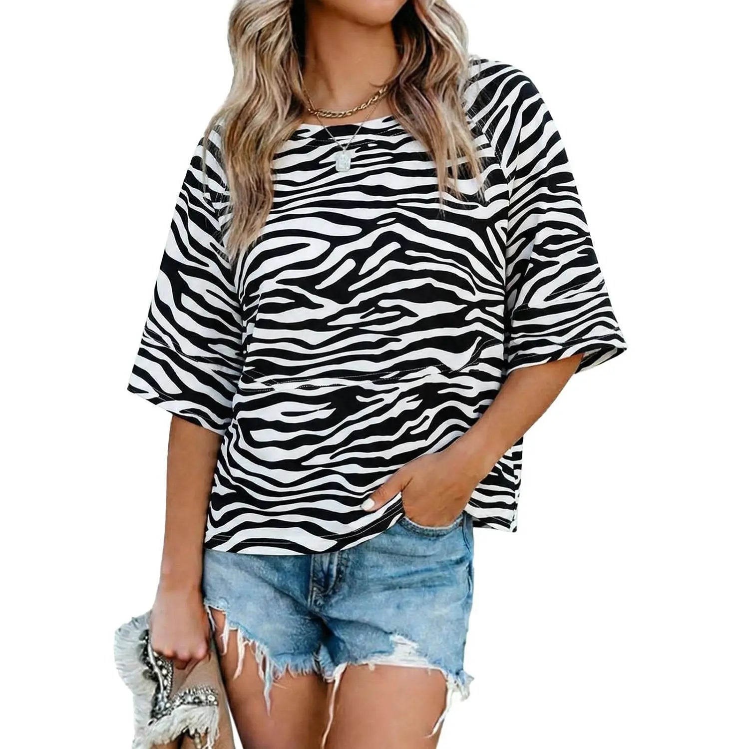 ✨✨Women's Casual Summer Batwing T-Shirt