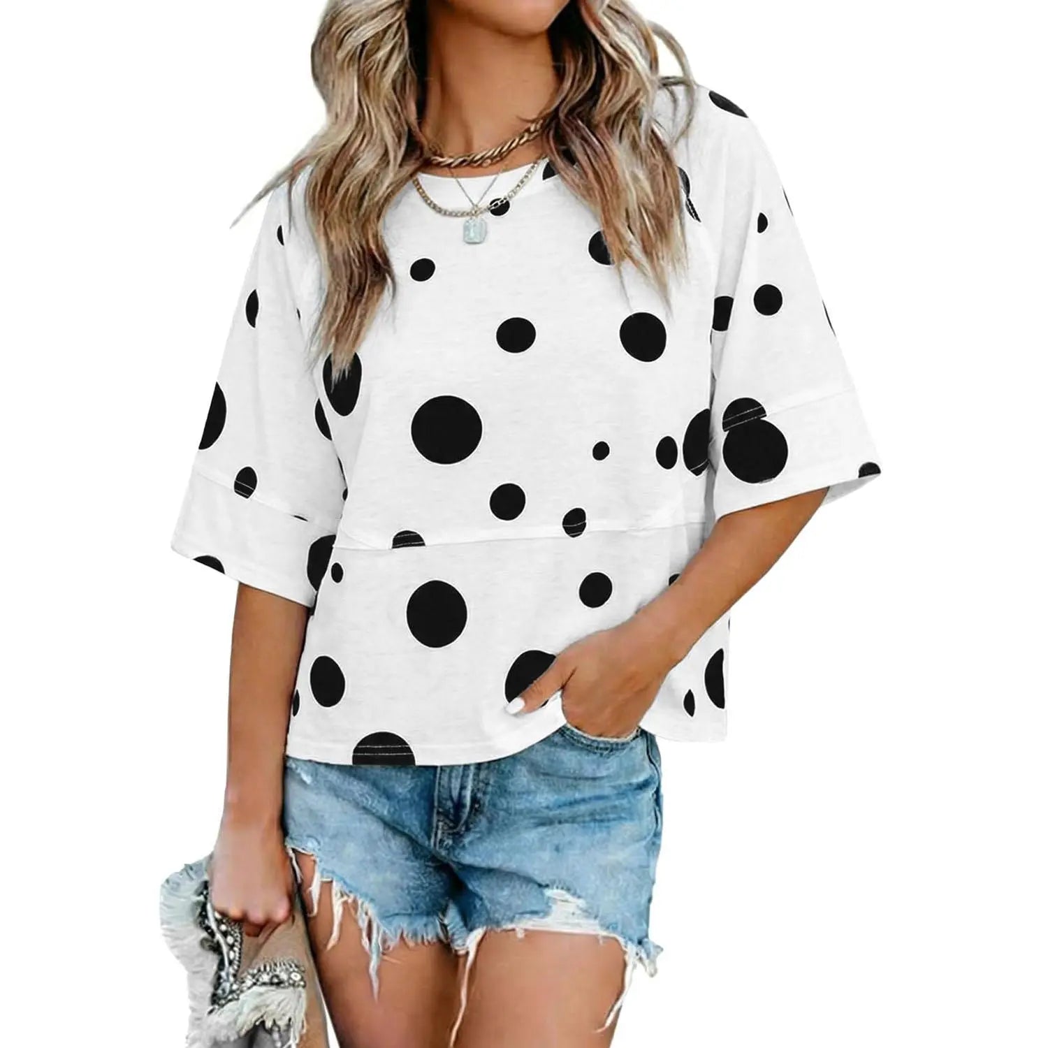 ✨✨Women's Casual Summer Batwing T-Shirt