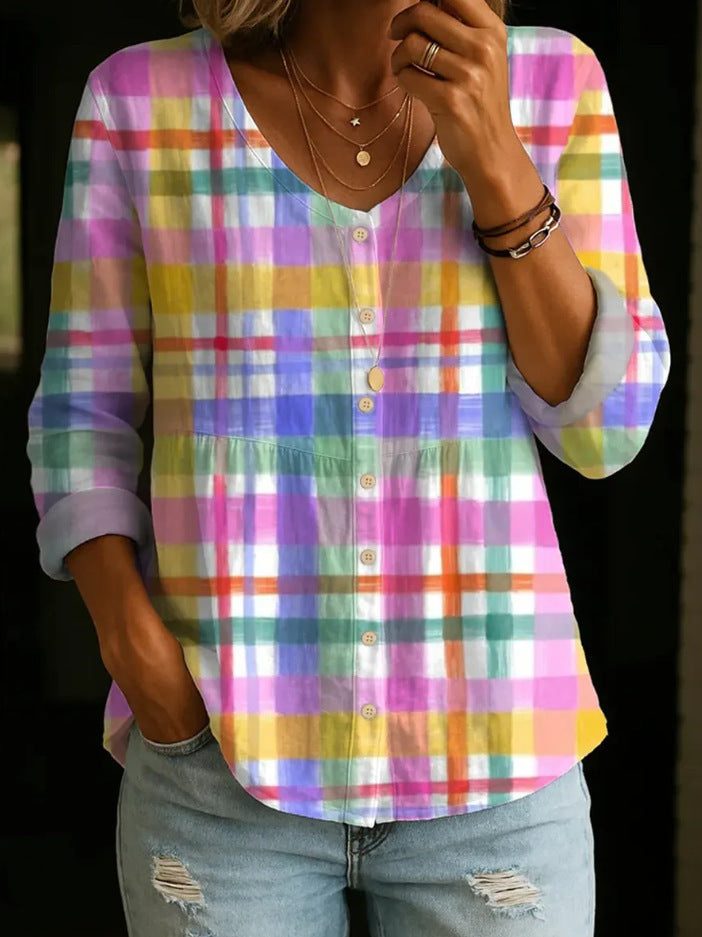 ✨✨Buy 2 Pcs Free Shipping - Women's Linen And Cotton Shirt