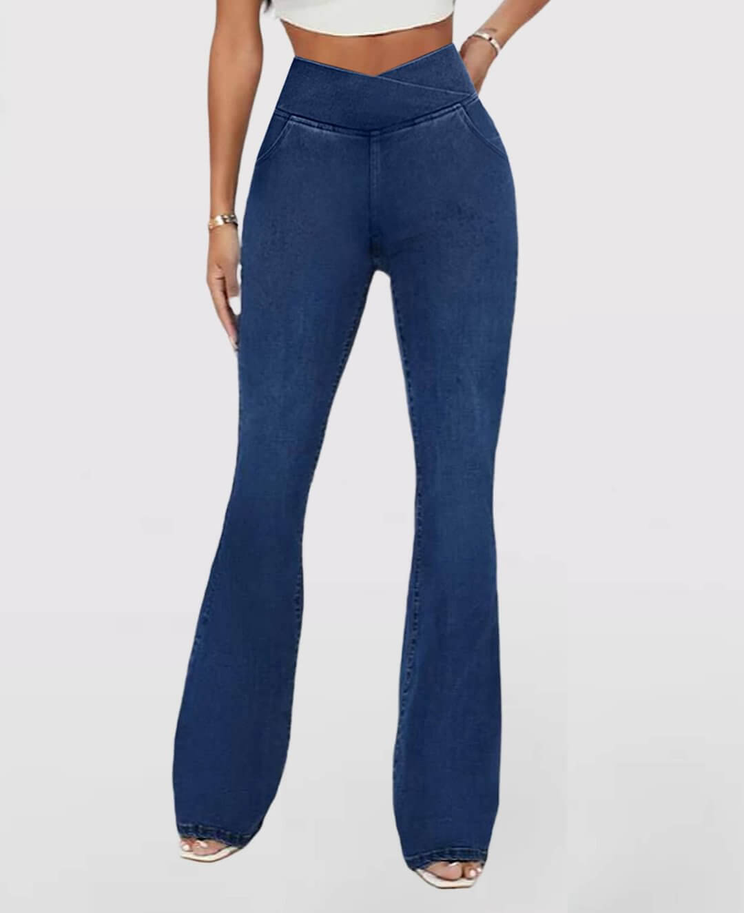 🔥Buy 2 Save $6.99 & Free Shipping - 👖Stretchy Jeans High Waisted Crossover