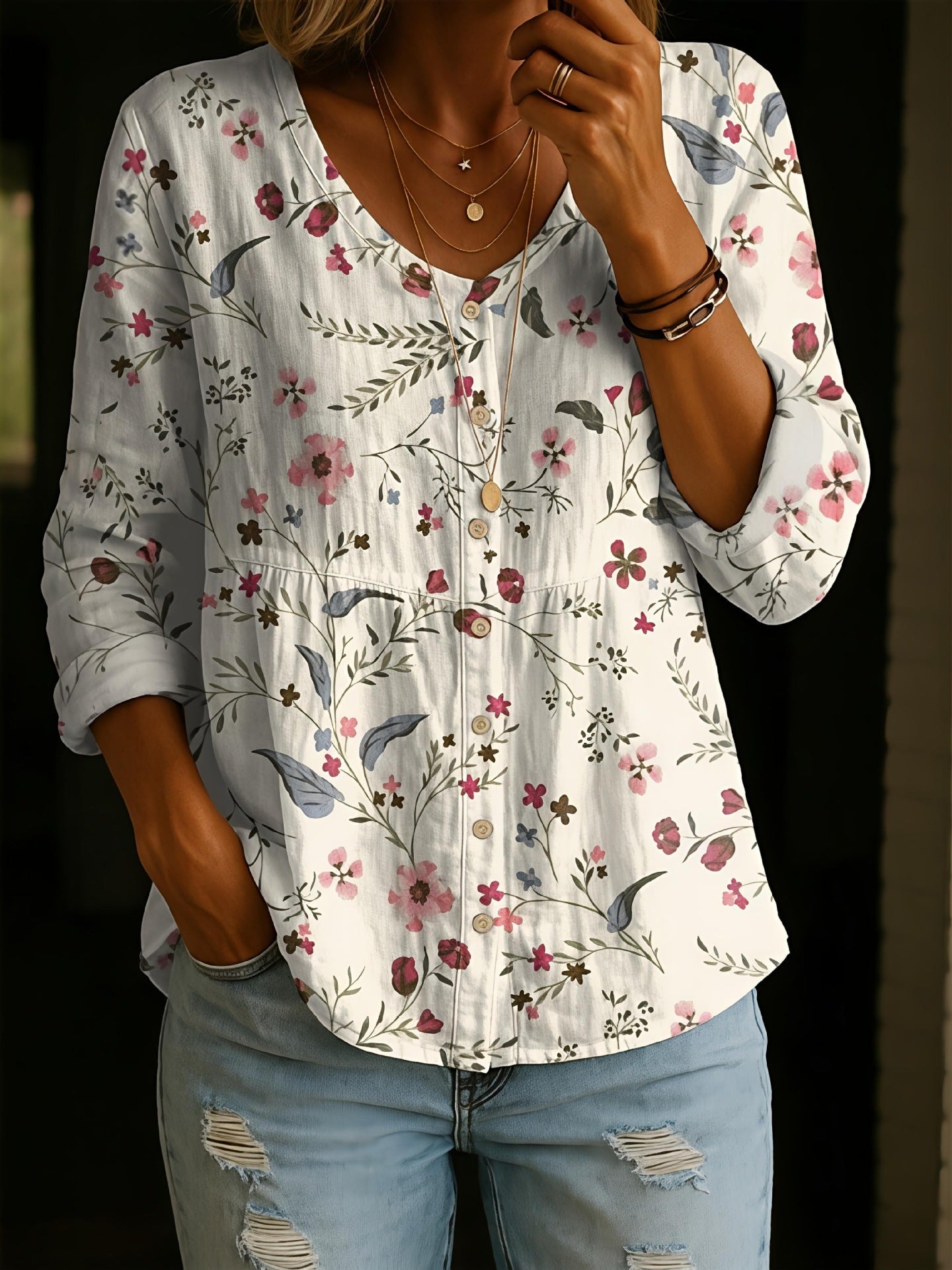 ✨✨Buy 2 Pcs Free Shipping - Women's Linen And Cotton Shirt