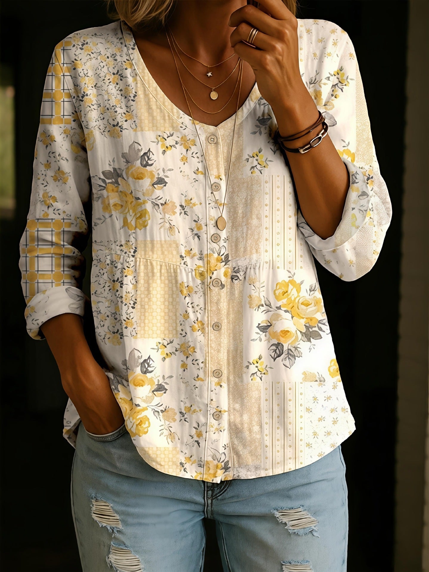 ✨✨Buy 2 Pcs Free Shipping - Women's Linen And Cotton Shirt
