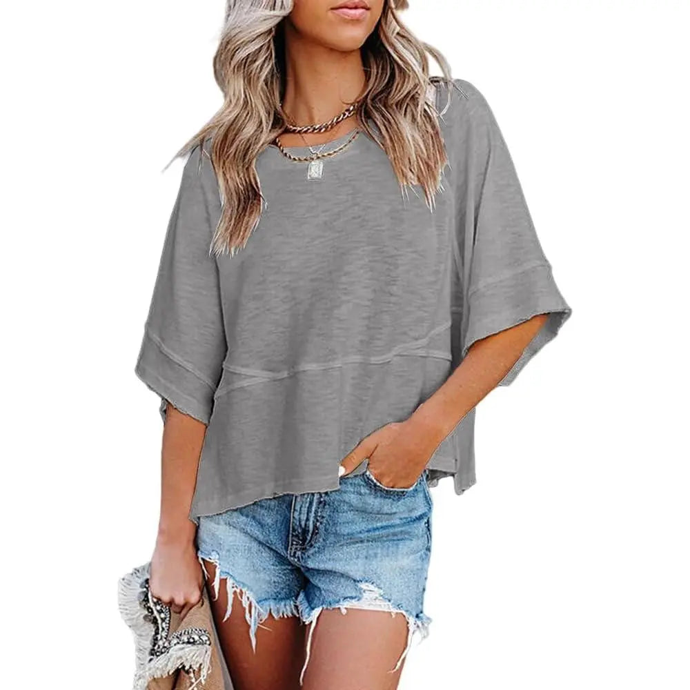 ✨✨Women's Casual Summer Batwing T-Shirt