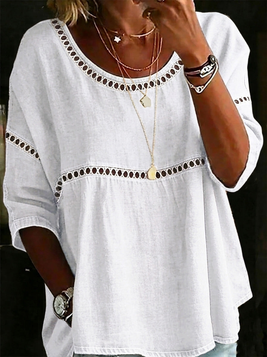 ✨✨New Arrivals🔥 Women's Vintage Casual Loose Linen Blouse Shirt