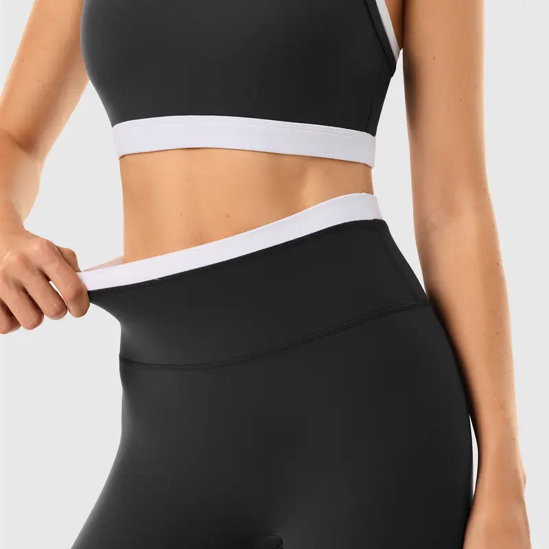 ✨✨Women's 2-Piece Matching Workout Set, Women's Clothes with Seamless Yoga Leggings & Padded Sports Bra for Gym Athletic Use