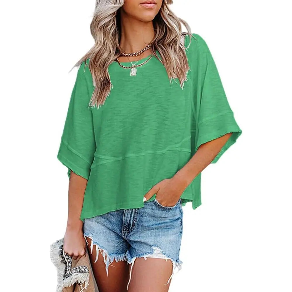 ✨✨Women's Casual Summer Batwing T-Shirt