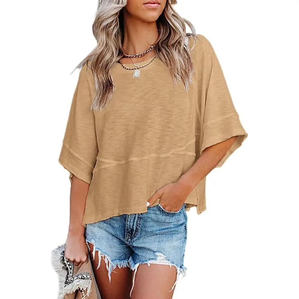 ✨✨Women's Casual Summer Batwing T-Shirt