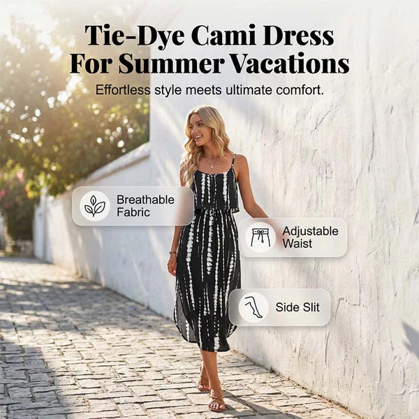 💃2026 Summer Hot Sale 70% OFF✨Women's Summer Tie-Dye Sleeveless Dress