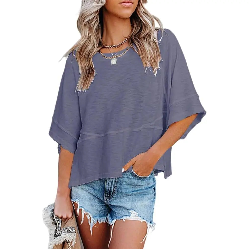 ✨✨Women's Casual Summer Batwing T-Shirt