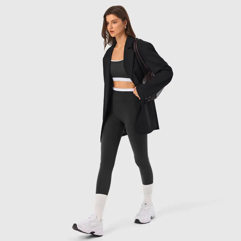 ✨✨Women's 2-Piece Matching Workout Set, Women's Clothes with Seamless Yoga Leggings & Padded Sports Bra for Gym Athletic Use