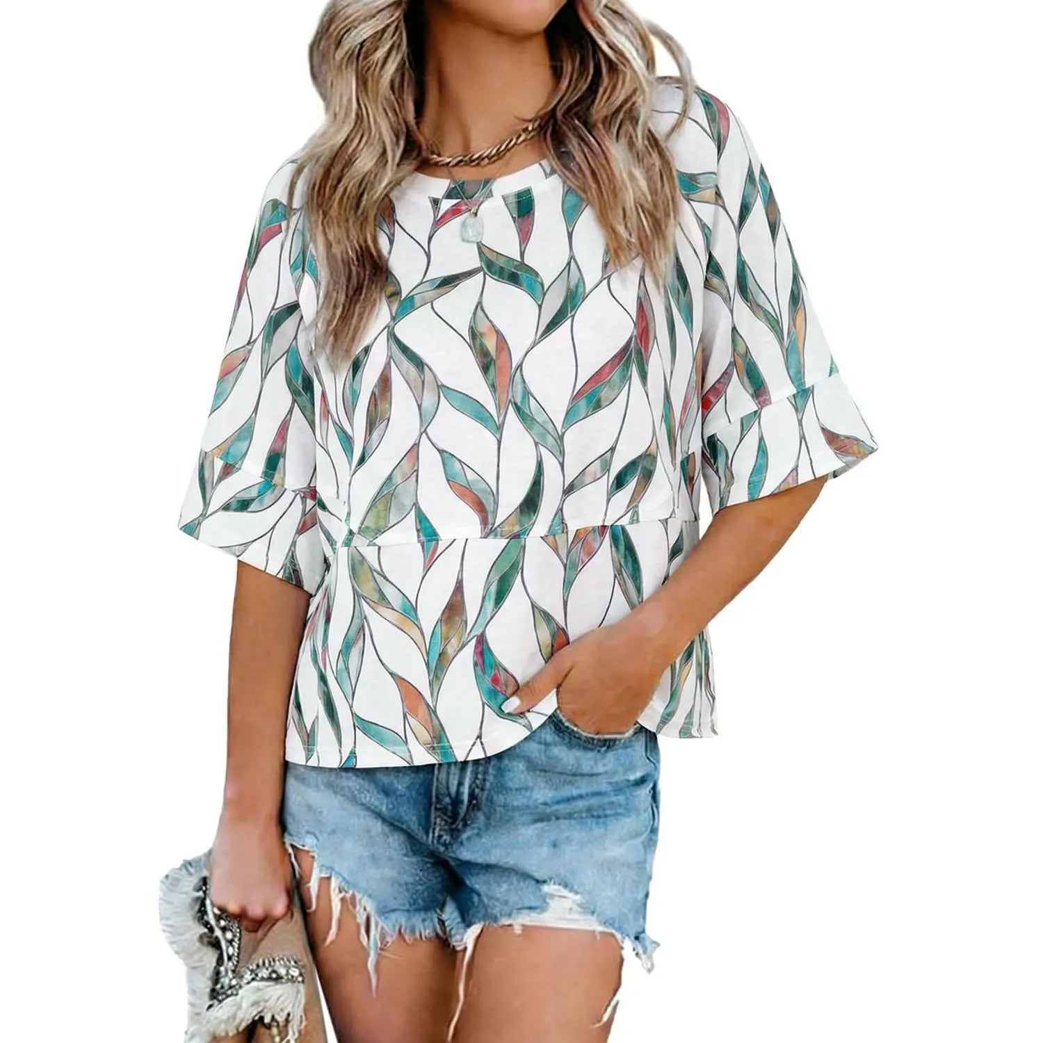 ✨✨Women's Casual Summer Batwing T-Shirt