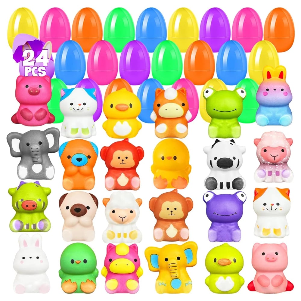 🎉Buy 2 Free Shipping🎉 - Easter Eggs Prefilled Slow Rising Squishy Toys