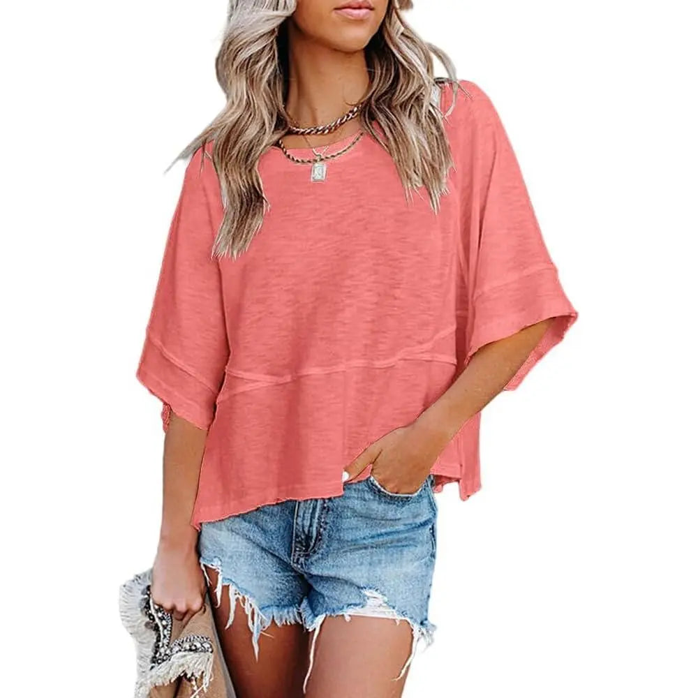 ✨✨Women's Casual Summer Batwing T-Shirt