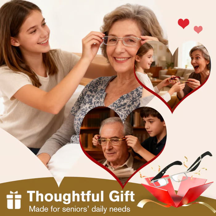 🏆Foldable Anti-Blue Light Reading Glasses with Case