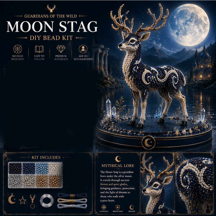 🔥🎁3D Animal Guardian DIY Bead Kit Collection