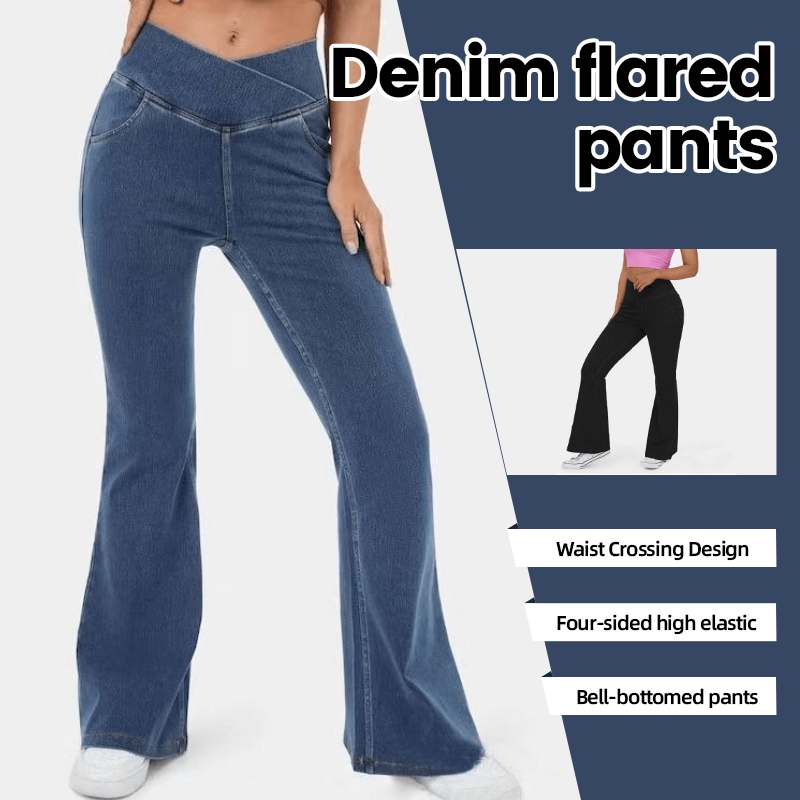🔥Buy 2 Save $6.99 & Free Shipping - 👖Stretchy Jeans High Waisted Crossover