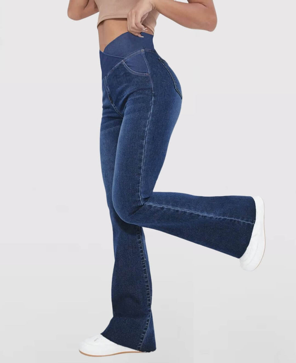 🔥Buy 2 Save $6.99 & Free Shipping - 👖Stretchy Jeans High Waisted Crossover
